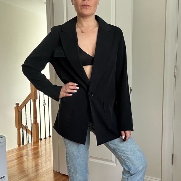 Primark Navy Blye Blazer Relaxed Modern Fit - Picture 2 of 10